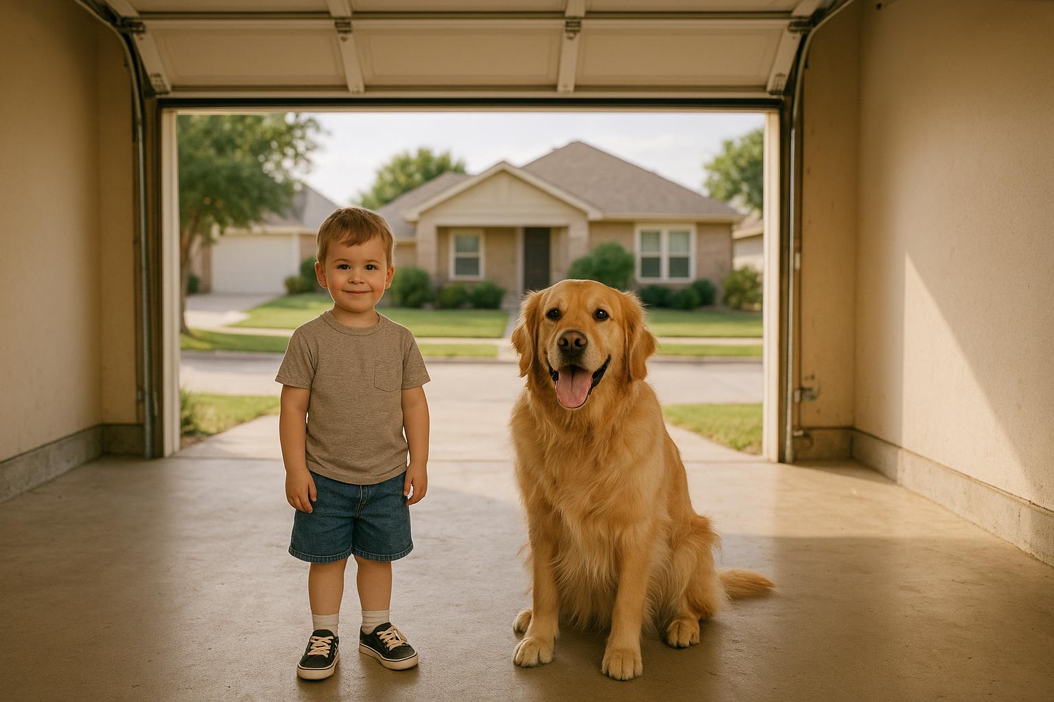 How to Keep Your Garage Door Safe Around Kids & Pets