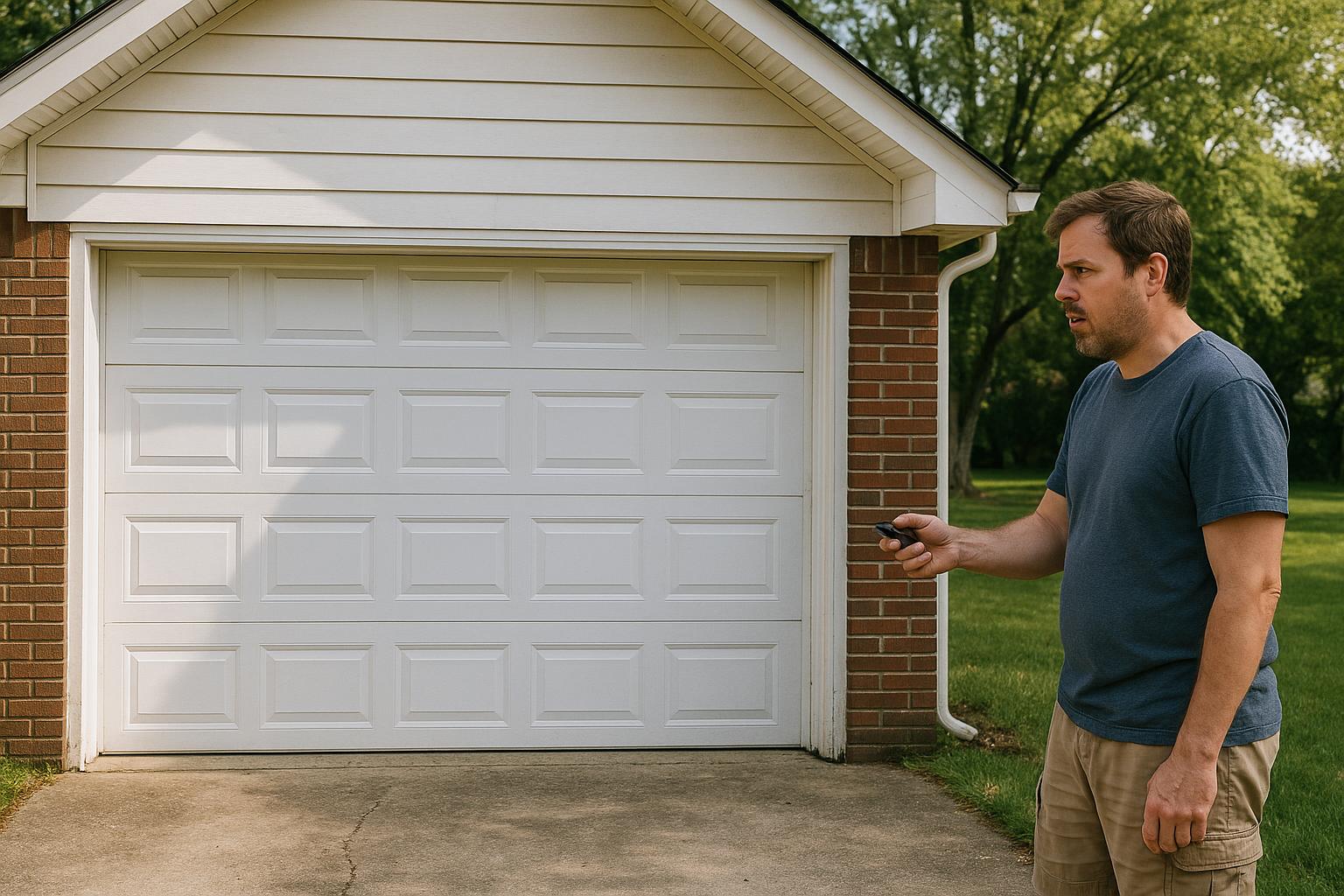 What to Do When Your Garage Door Won't Open or Close
